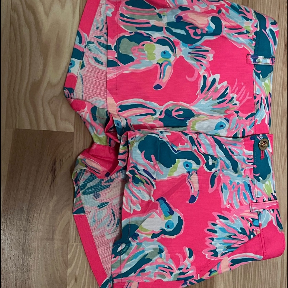 lilly pulitzer womens size 12 multicolor shorts